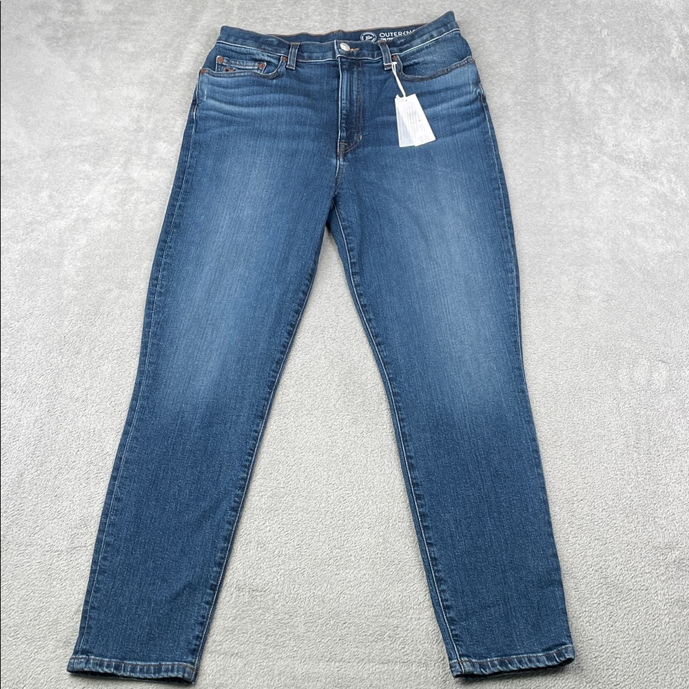 NEW Outerknown 29, Classic Blue The Point Skinny SEA Jeans Organic Cotton USA